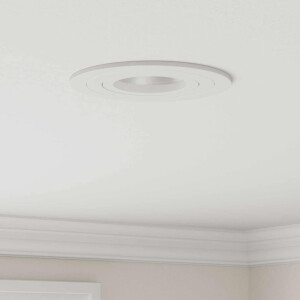 vidaXL Spotje 12 pcs Wit 9 x 9 x 2 cm Aluminium