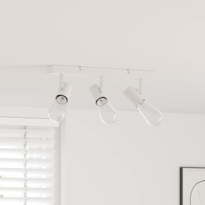 vidaXL Plafondspot met schijnwerpers Wit 38 x 6,5 x 11,5 cm Metaal