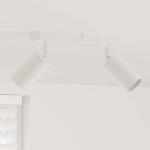 vidaXL Plafondspot Wit 26 x 5.5 x 16.5 cm Staal