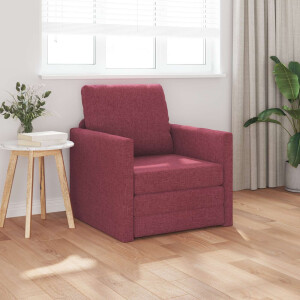vidaXL Slaapbank Wijnrood 74 x 77 x 81 cm Stof