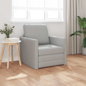 vidaXL Slaapbank Wolkengrijs 74 x 77 x 81 cm Stof