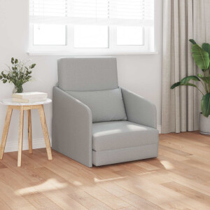vidaXL Slaapbank Wolkengrijs 65 x 80 x 83 cm Stof