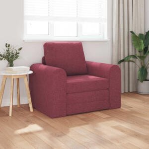 vidaXL Slaapbank Wijnrood 98 x 71 x 83 cm Stof