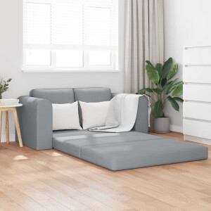 vidaXL Slaapbank 60cm Lichtgrijs Stof