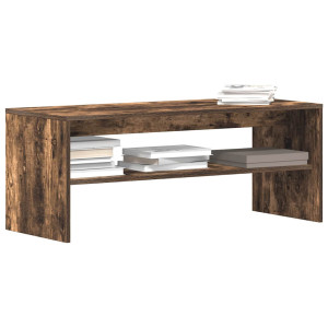 vidaXL Tv-meubel 100x40x40 cm bewerkt hout gerookt eikenkleurig