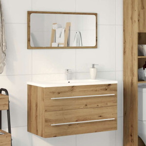 vidaXL Badkamer wastafelkast Artisan Oak 80x38,5x48 cm Engineered Wood