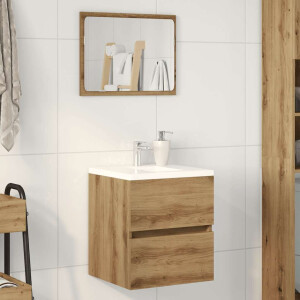 vidaXL Badkamer wastafelkast Artisan Oak 41x38,5x45 cm Engineered Wood
