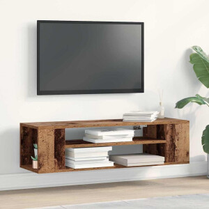 vidaXL TV-kast Oud hout 100 x 30 x 26,5 cm Bewerkt hout