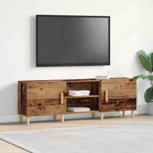 vidaXL TV-kast Oud hout 150 x 30 x 50 cm Bewerkt hout