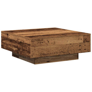 vidaXL Salontafel Oud Hout 80 x 80 x 31 cm