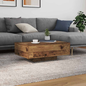 vidaXL Salontafel Oudhout 85 x 55 x 31 cm Bewerkt hout