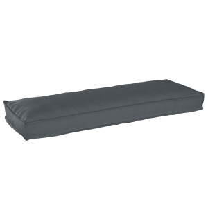 vidaXL Kussen Antraciet 120 x 40 x 8 cm Oxford Stof