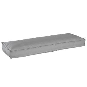 vidaXL Kussen Grijs 120 x 40 x 8 cm Oxford Stof