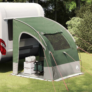 vidaXL Tent met dak Anders Groen en Zwart 194 x 180 x 210 cm Polyester