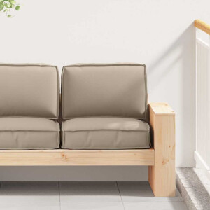 vidaXL Pallet Kussen Set 2 pcs Taupe Oxford Stof