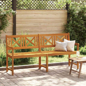 vidaXL Tuinbank Naturel 180 x 56 x 90 cm Massief Acaciahout