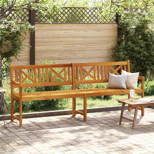 vidaXL Tuinbank Bruin 220 x 56 x 90 cm Massief Acaciahout