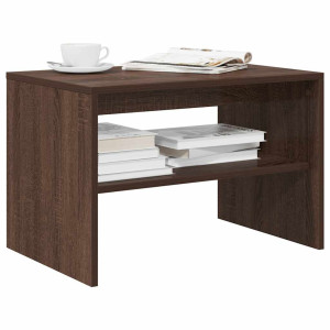vidaXL Tv-meubel 60x40x40 cm bewerkt hout bruin eikenkleur