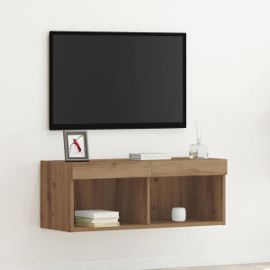 vidaXL Tv-meubelset artisanaal eikenkleurig 80 x 30 x 30 cm