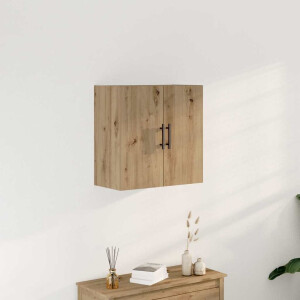 vidaXL Wandkast Artisan Eiken 60 x 31,5 x 60 cm Bewerkt hout