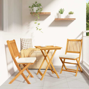 vidaXL Tuin Bistro Set 3 pcs Bruin Massief Acaciahout