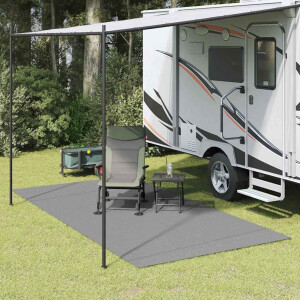 vidaXL Tenttapijt Antraciet 500 × 350 cm Polyester