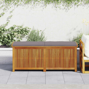 vidaXL Kussenbox voor buiten 150x50x60,5 cm massief acaciahout