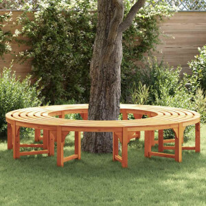 vidaXL Boom bank 2 pcs Naturel 160 x 80 x 45cm Massief Eucalyptus Hout