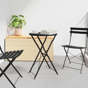 vidaXL Bistrotafel Antraciet Ø 50 x 71 cm Poedercoating staal
