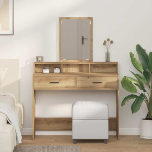 vidaXL Plafondtafel Artisan Eiken 100 x 41 x 140 cm Bewerkt hout