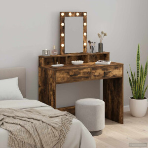 vidaXL Plafondtafel met lade Bruin 100 x 41 x 140 cm Bewerkt hout
