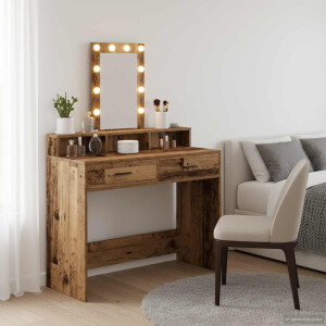 vidaXL Plafondtafel met lade Bruin 100 x 41 x 140 cm Bewerkt hout