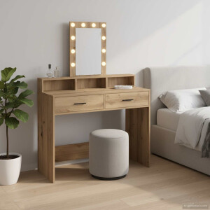 vidaXL Plafondtafel met lade Bruin 100 x 41 x 140 cm Bewerkt hout