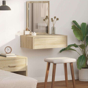 vidaXL Plafondtafel met lade Bruin 60 x 40 x 70 cm Bewerkt hout