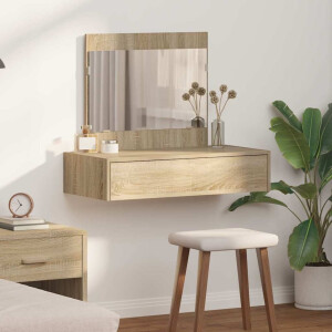 vidaXL Plafondtafel met lade Bruin 83 x 40 x 70 cm Bewerkt hout