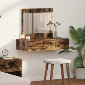 vidaXL Plafondtafel met lade Bruin 83 x 40 x 70 cm Bewerkt hout