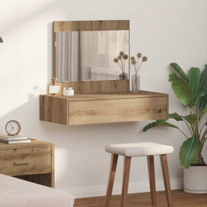 vidaXL Plafondtafel met lade Bruin 83 x 40 x 70 cm Bewerkt hout