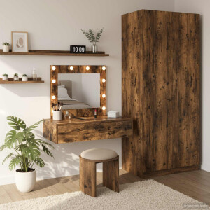 vidaXL Plafondtafel met lade Bruin 83 x 40 x 70 cm Bewerkt hout