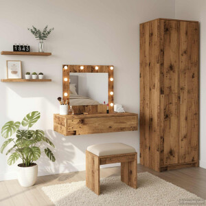 vidaXL Plafondtafel met lade Bruin 83 x 40 x 70 cm Bewerkt hout