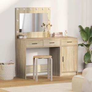 vidaXL Plafondtafel met lade 2 pcs Bruin 40 x 41 x 75 cm Bewerkt hout