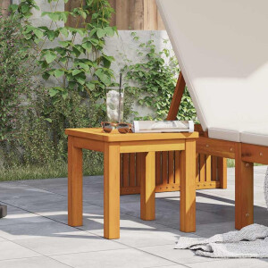 vidaXL Bijzettafel Olie naturel 35 x 35 x 34 cm Massief Acaciahout