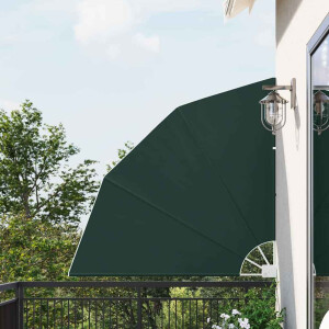 vidaXL Balkon Privacy Scherm Donkergroen 140 x 140 cm Polyester