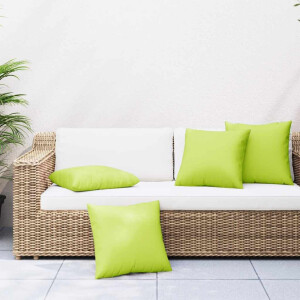 vidaXL Bankkussens 4 stuks Felgroen 60x60 cm Stof