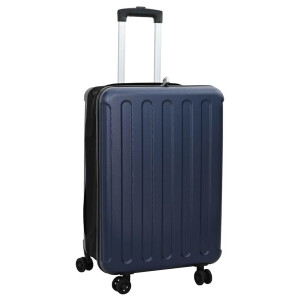 vidaXL Koffer met slot Donkerblauw 43 x 27 x 66 cm ABS Kunststof