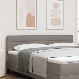 vidaXL Hoofdbord Taupe 180 cm Stof