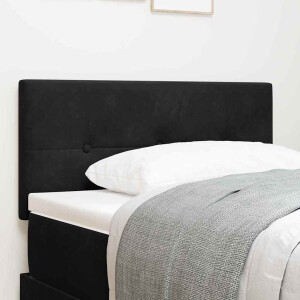 vidaXL Hoofdbord Zwart 90 cm Fluweel