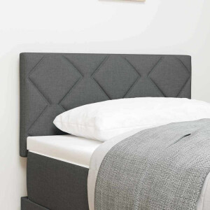 vidaXL Hoofdbord Donkergrijs 80 cm Stof