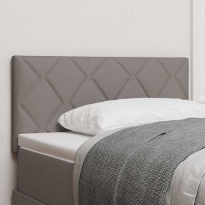 vidaXL Hoofdbord Taupe 90 cm Stof