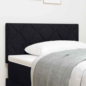 vidaXL Hoofdbord Zwart 100 cm Stof