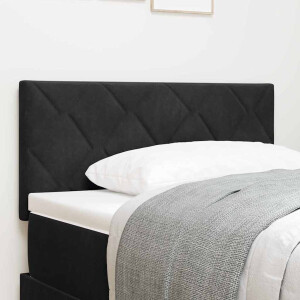 vidaXL Hoofdbord Zwart 100 cm Fluweel